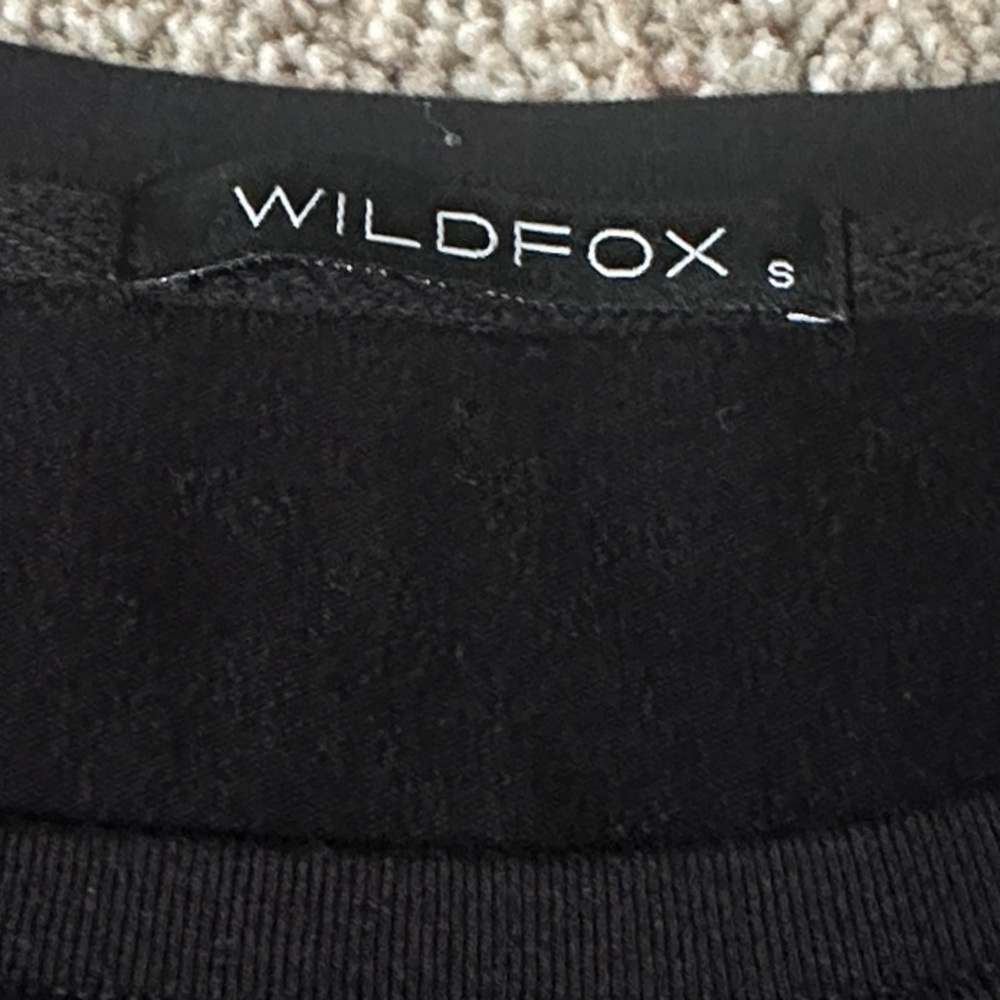 Wildfox Black Graphic Sweater - Picture 2 of 7